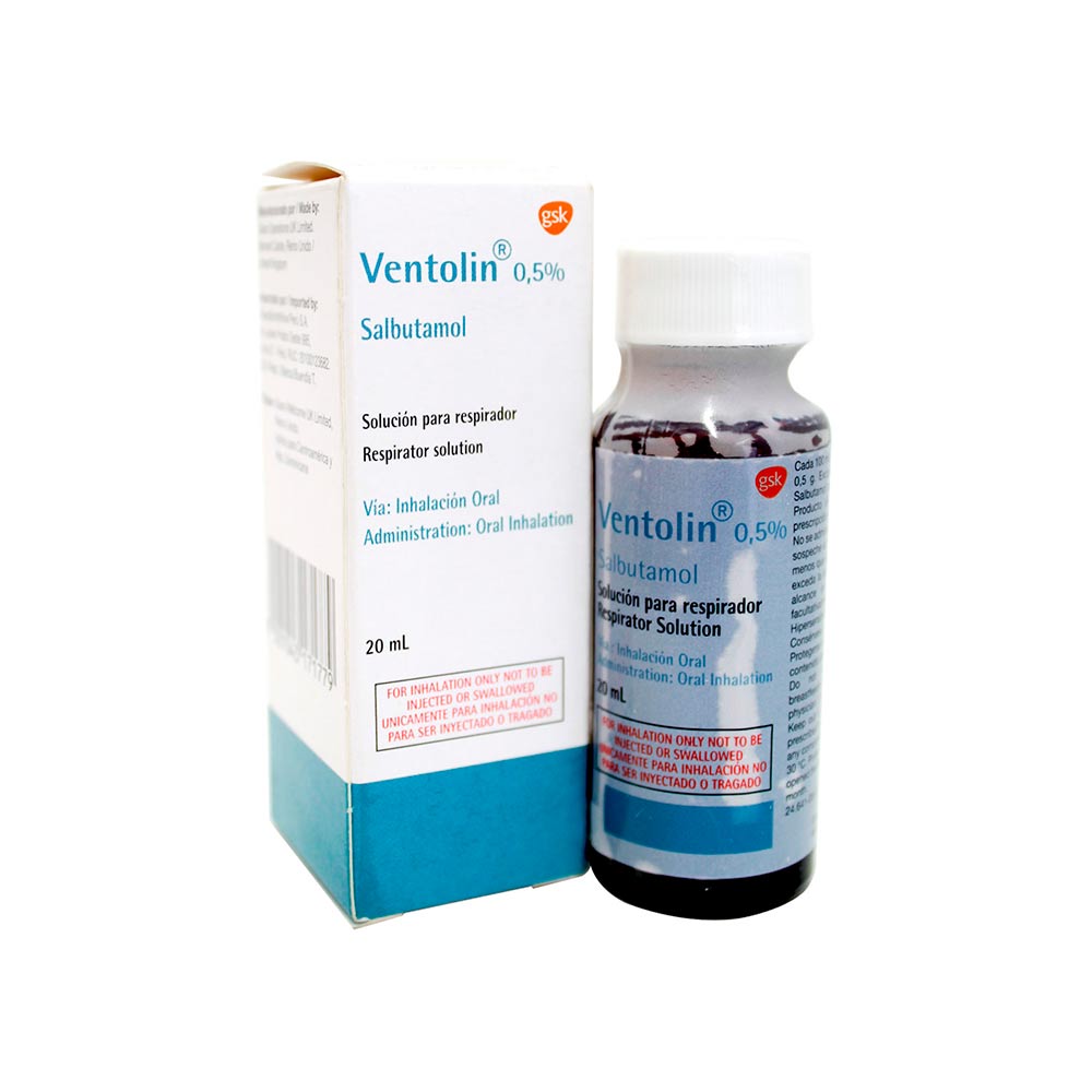 VENTOLIN 0.5% SLN P/RESP 20ML