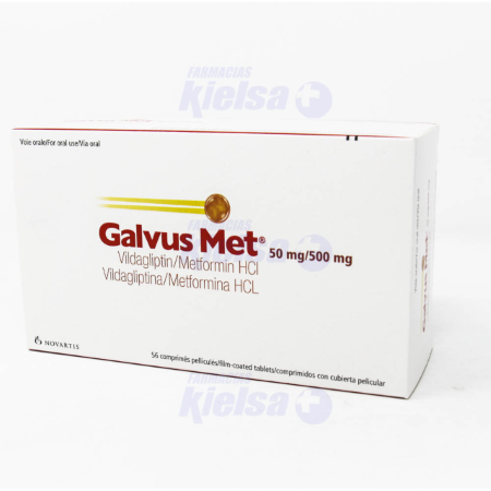 GALVUS MET FCT 50/500MG COMP X56