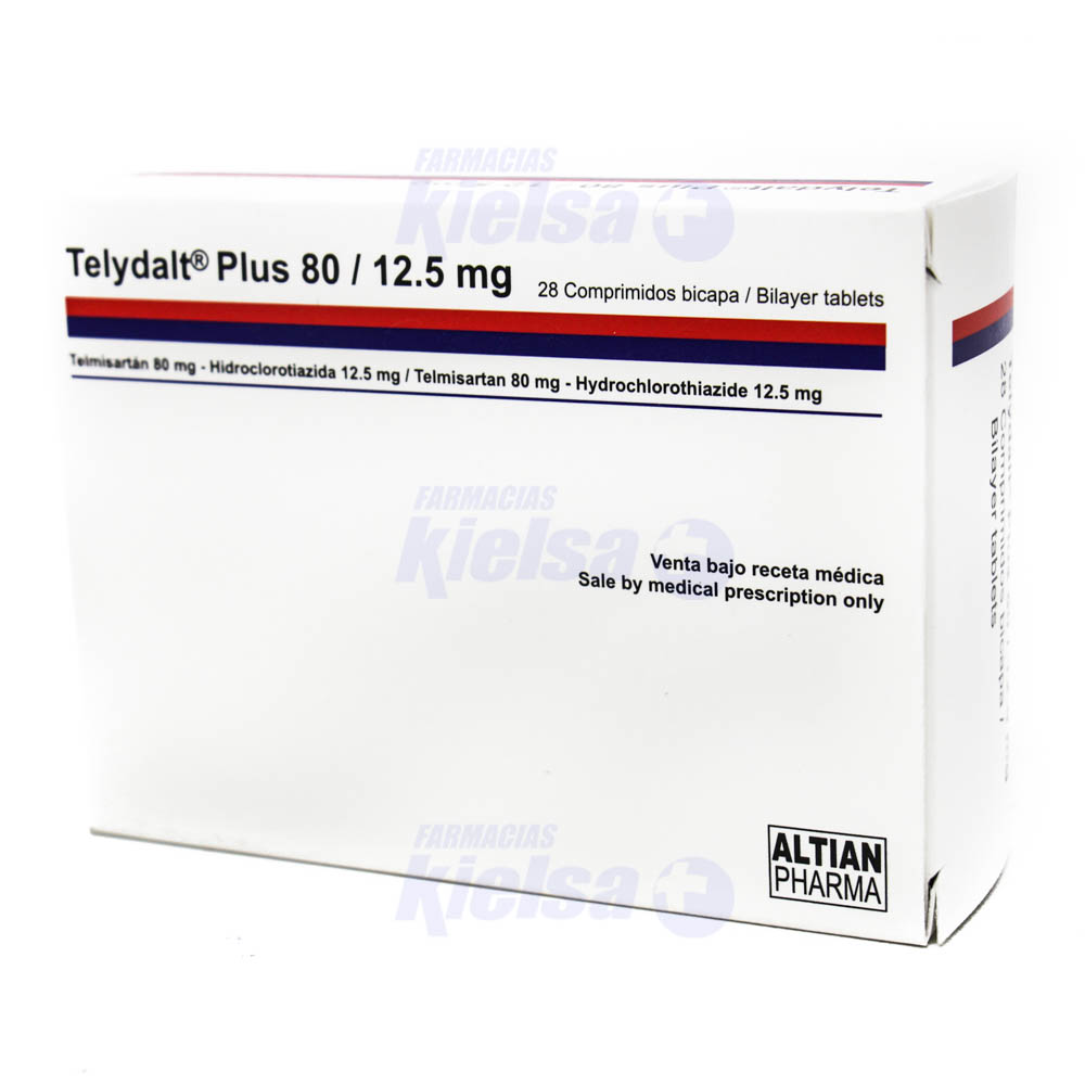 TELYDALT PLUS 80/12.5MG COMP X28