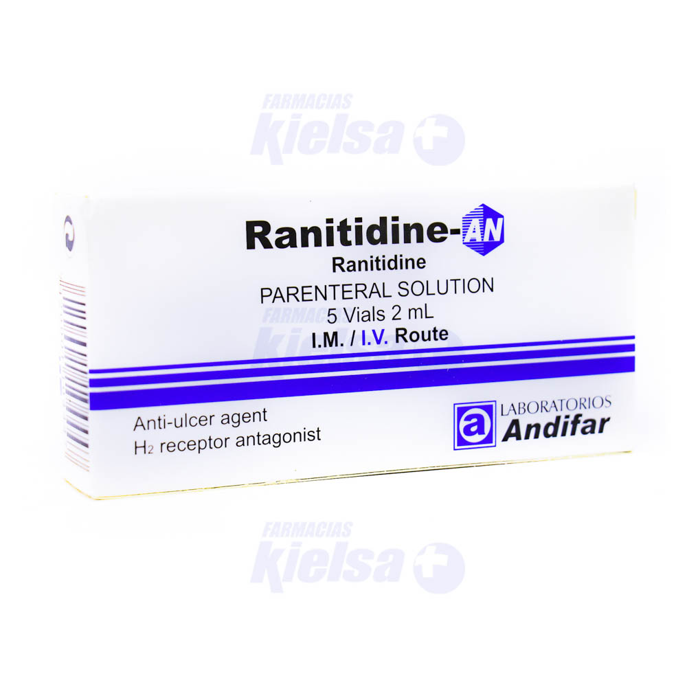 ANDIFAR RANITIDINA IM/IV AMP X5