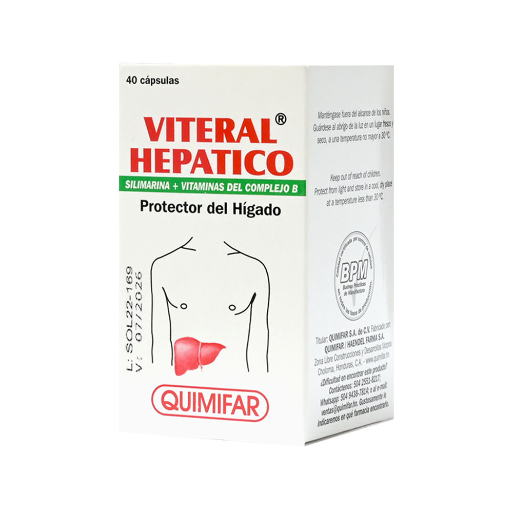 VITERAL HEPATICO CAP X40