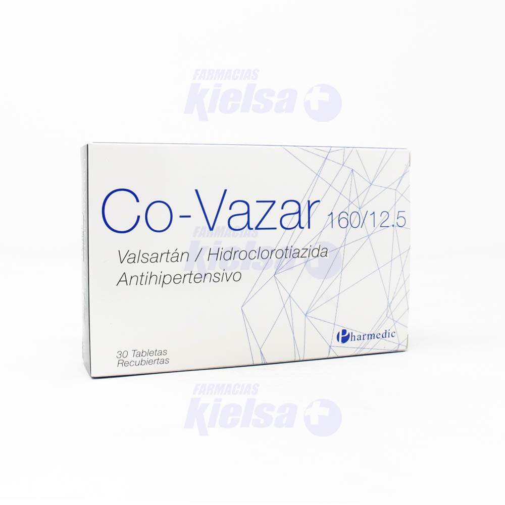 CO-VAZAR 160/12.5MG TAB X30
