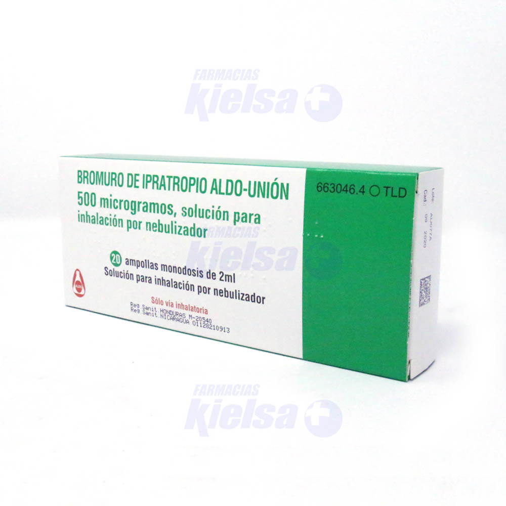 ALDOUNION BROMURO IPRATROPIO 500MCG AMP X20