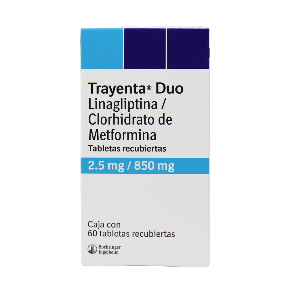 TRAYENTA DUO 2.5/850MG TAB X60