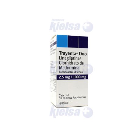 TRAYENTA DUO 2.5/1000MG TAB X60