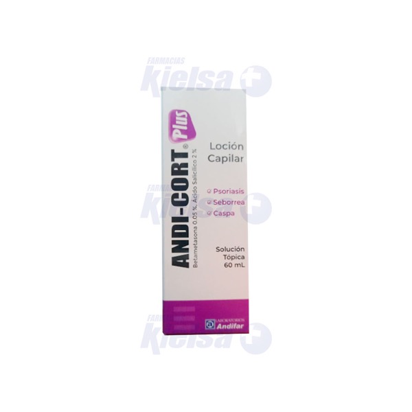 ANDI-CORT PLUS LOC CAPILAR 60ML