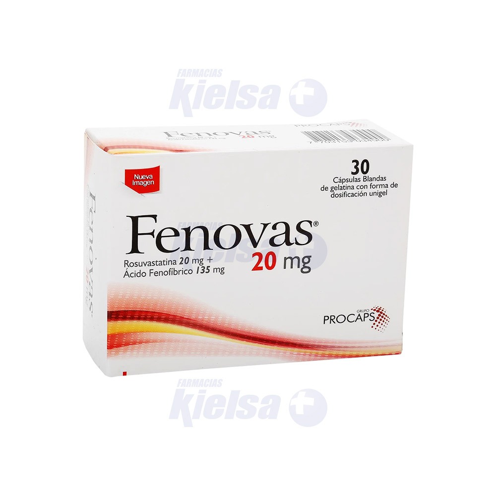FENOVAS 20MG CAP/GEL X30