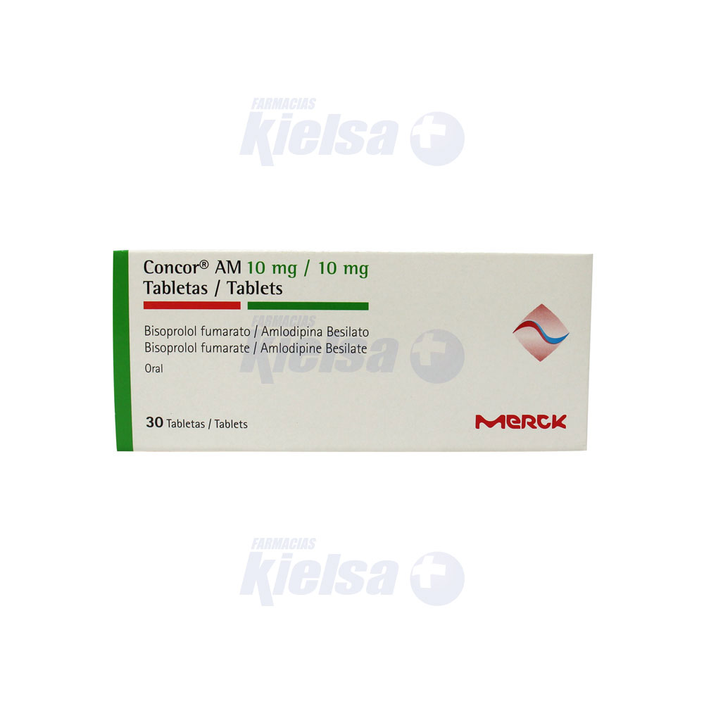 CONCOR AM 10/10MG TAB X30