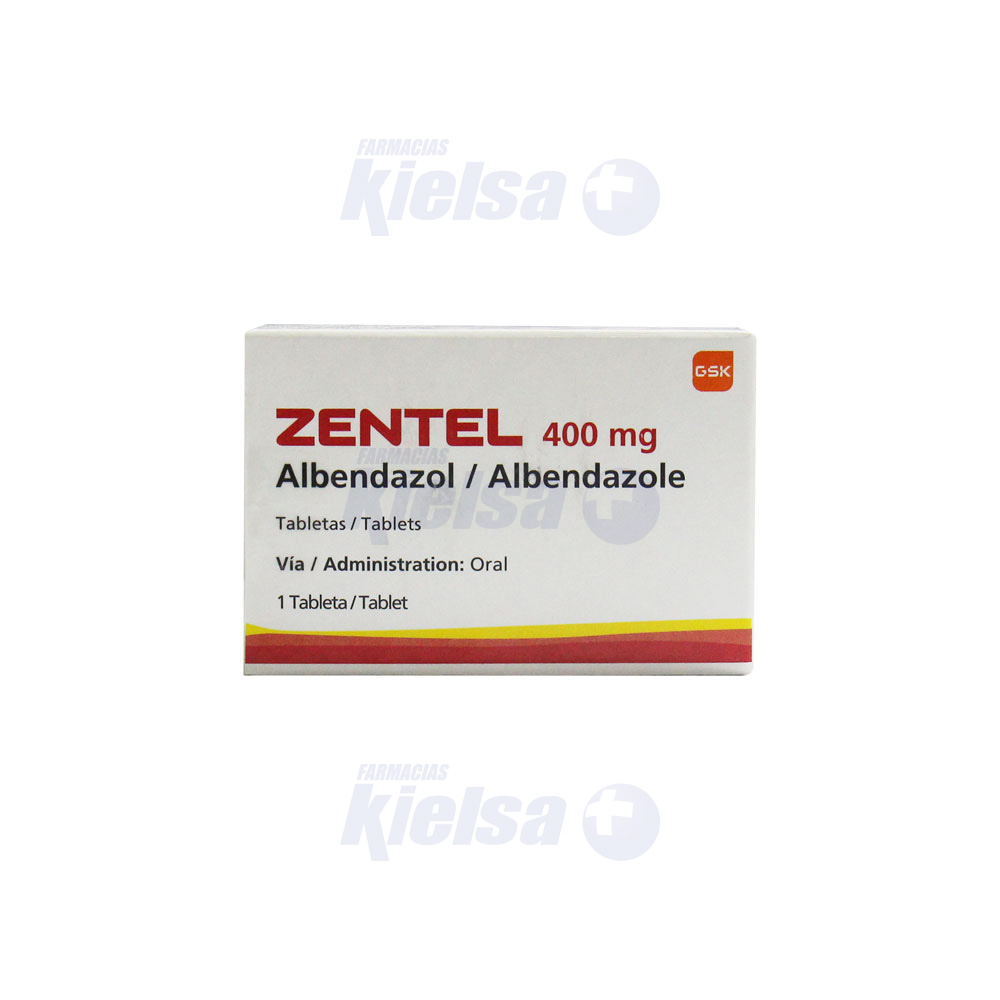 ZENTEL 400MG TAB X1