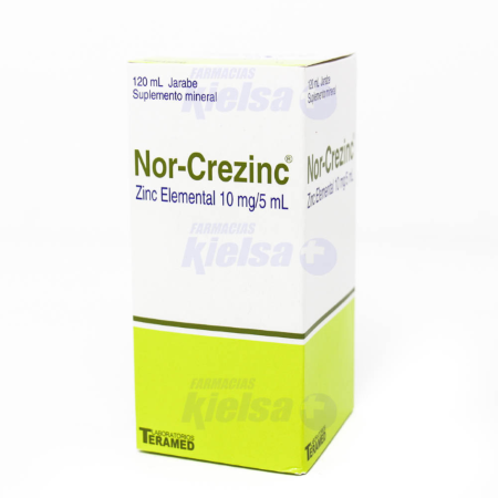 NOR-CREZINC 10MG/5ML JBE 120ML