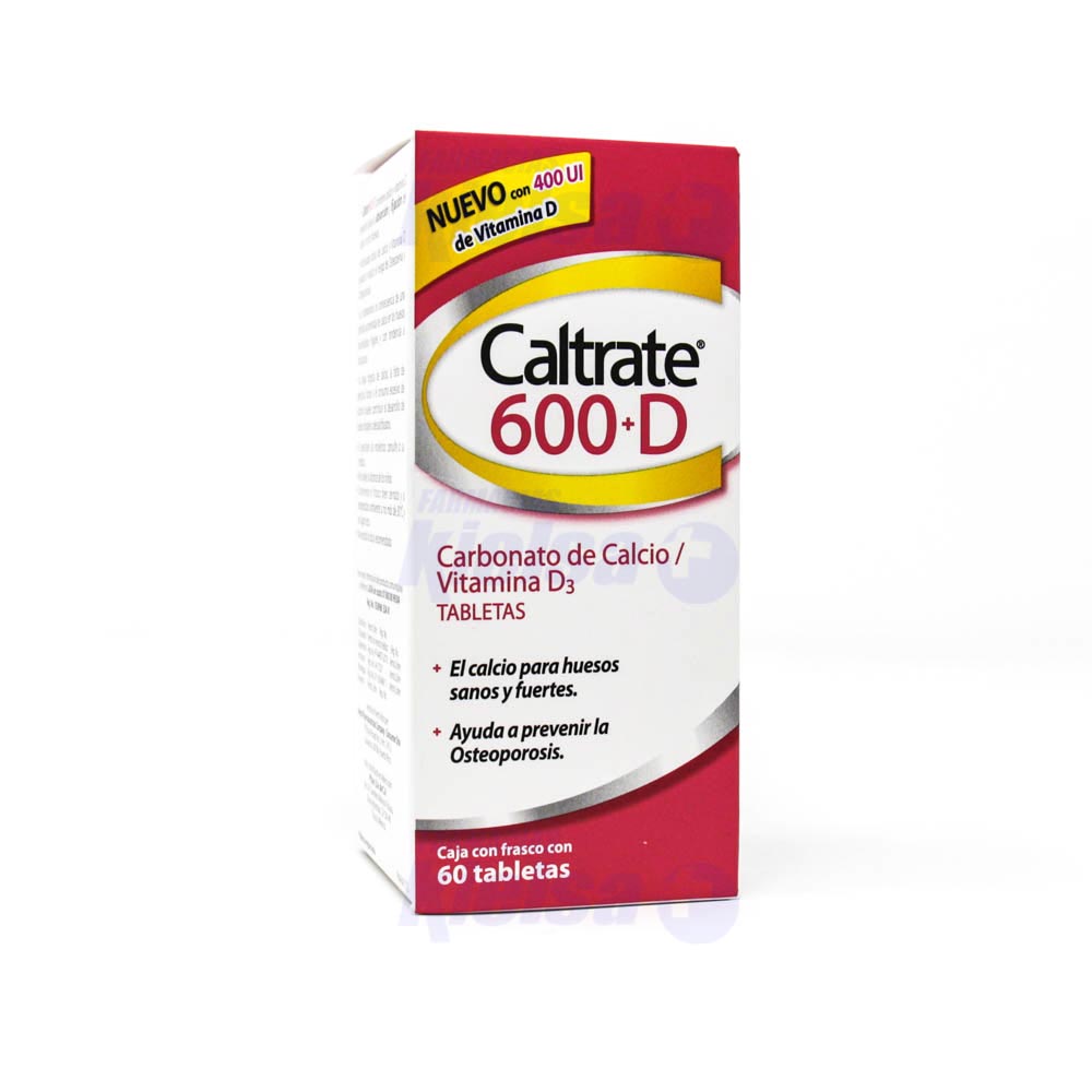 CALTRATE 600+D 400UI TAB X60