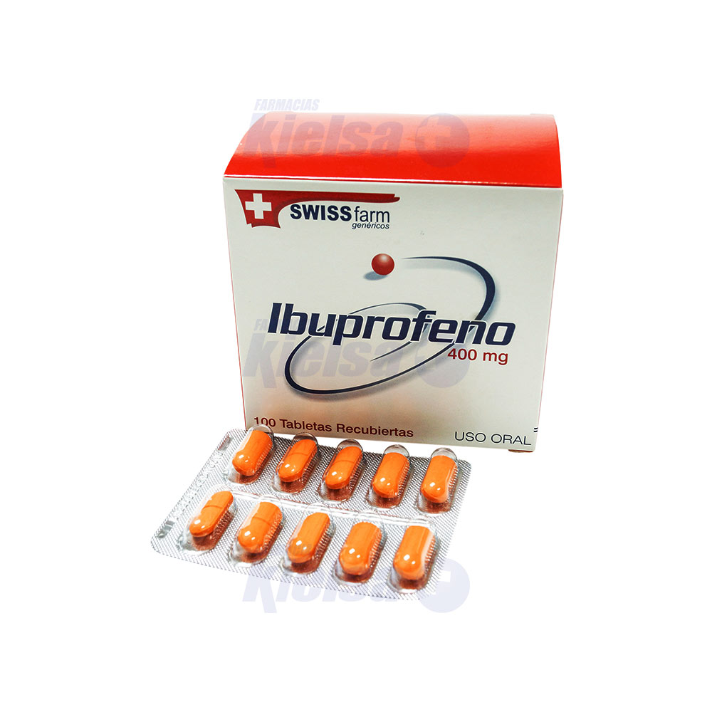 SWF IBUPROFENO 400MG TAB X100