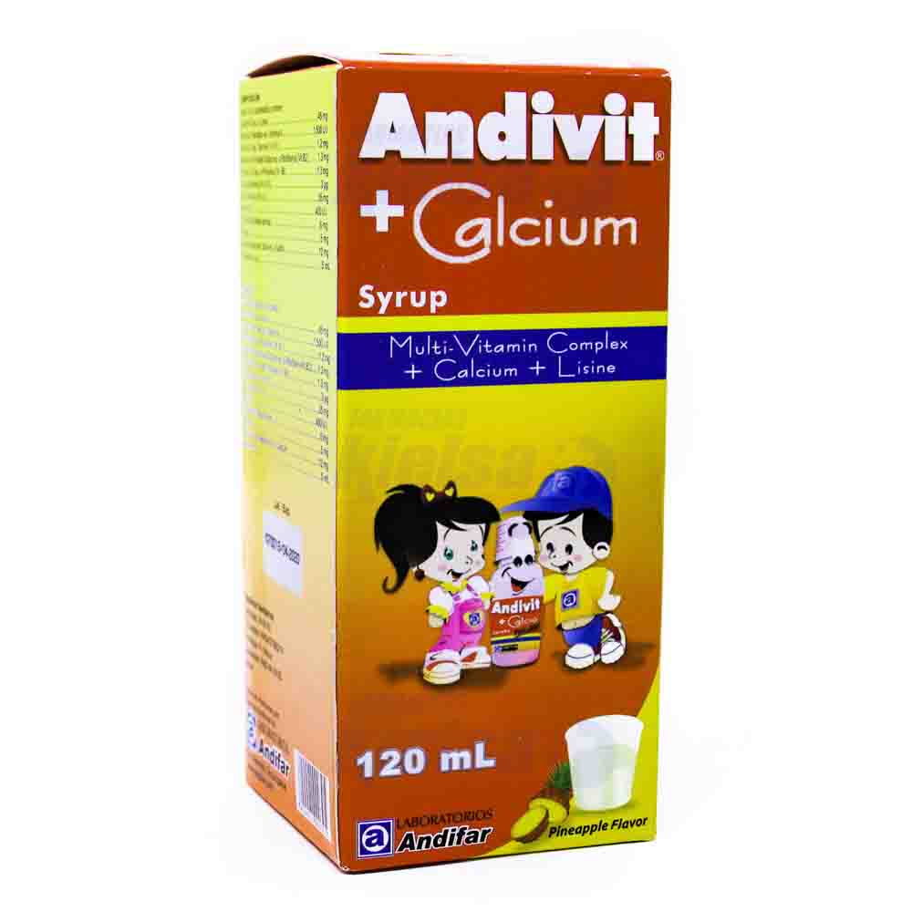 ANDIVIT+CALCIO JBE 120ML