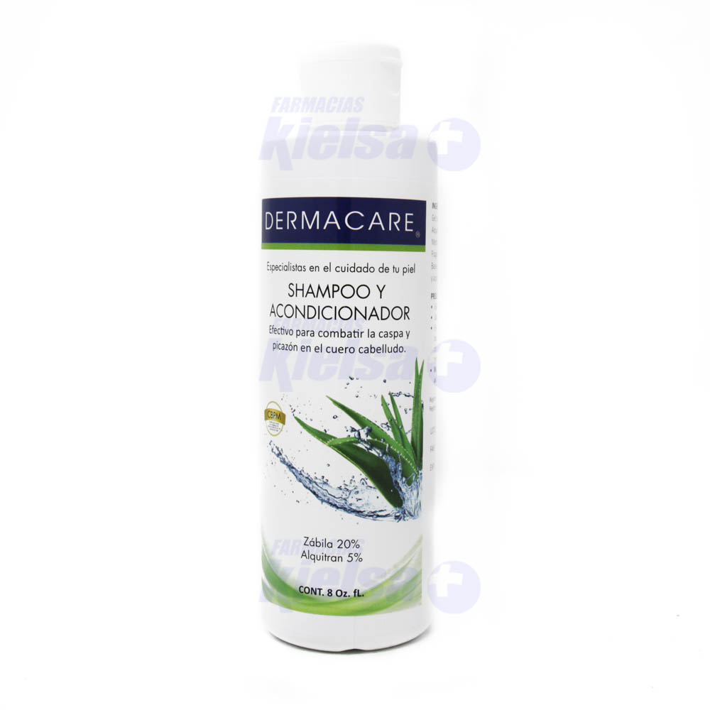 DERMA C SHAMPOO&ACO ZABILA+ALQUITRAN 8 OZ