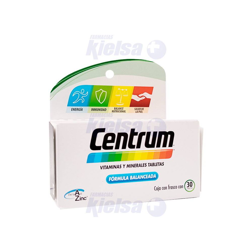 CENTRUM CON LUTEINA TAB X30