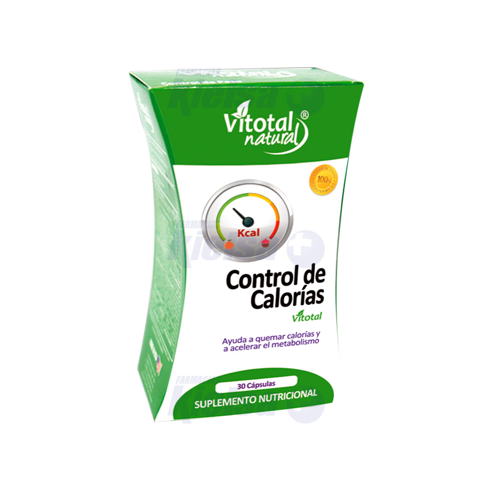 VITOTAL CONTROL DE CALORIAS CAP X30