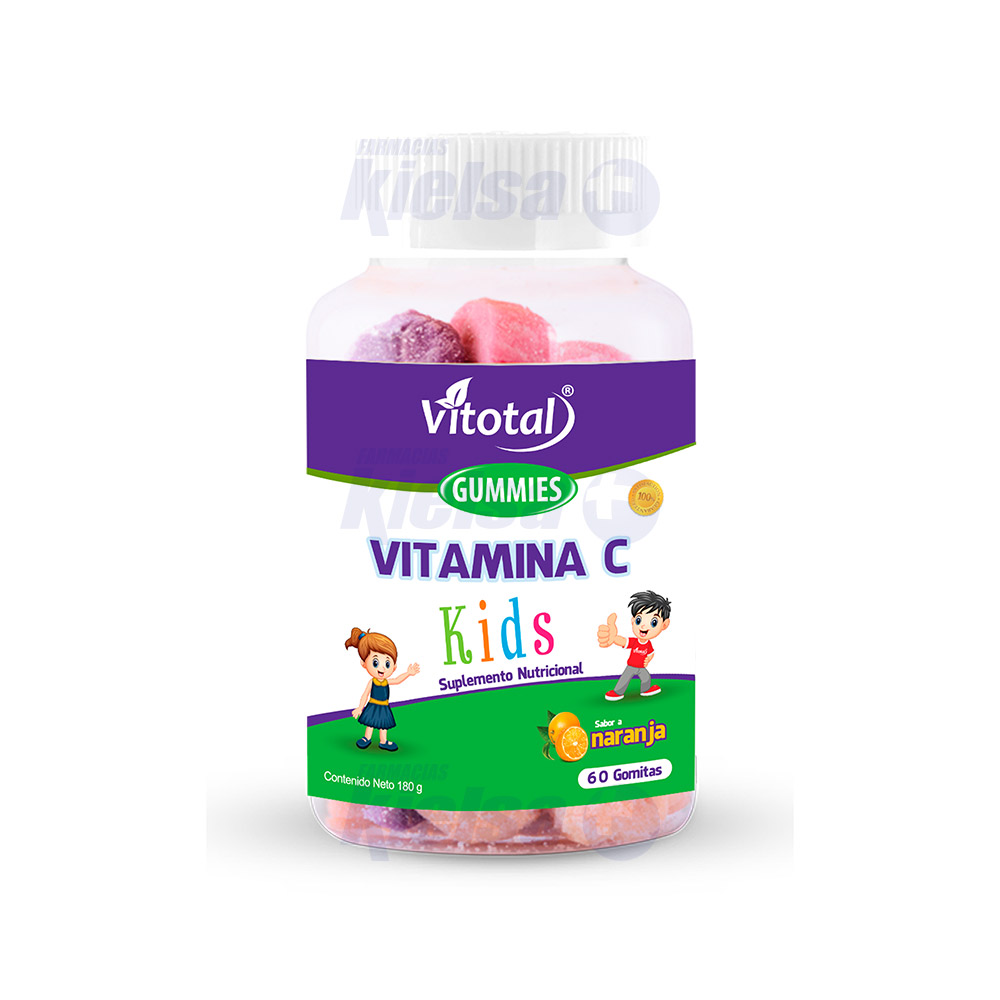 VITOTAL GUMMIES VITAMINA C NIÑOS X60