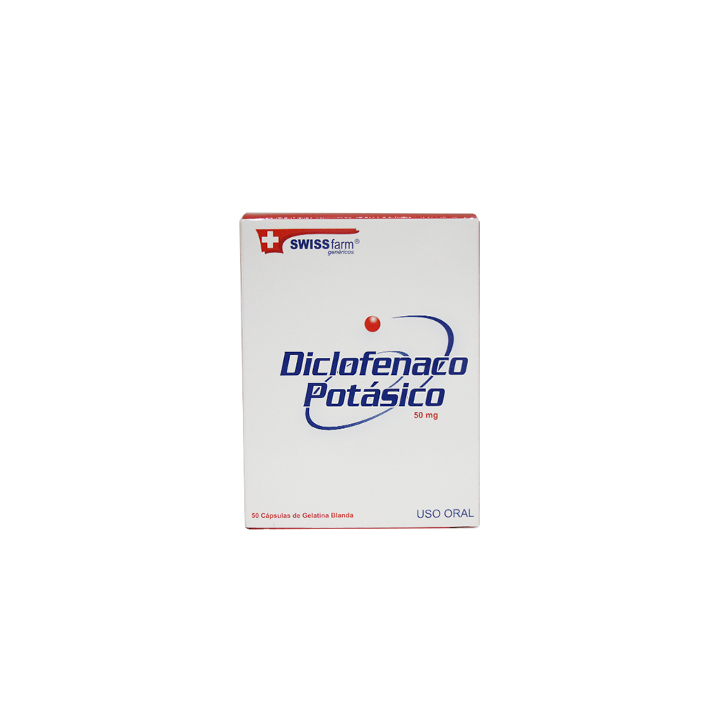 SWF DICLOFENACO POTASICO 50MG CAP/GEL X50