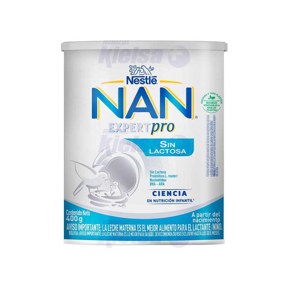 NAN EXPERT PRO SIN LACTOSA 400GRS