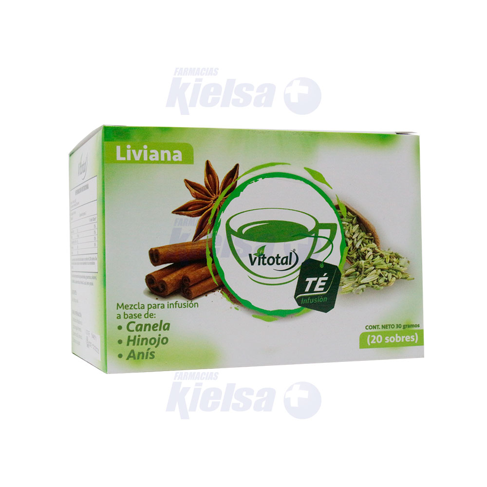 VITOTAL TE LIVIANA CANELA HINOJO ANIS SOB X20