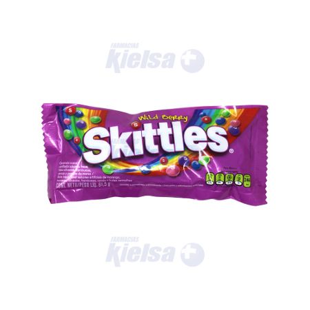 SKITTLES WILD BERRY 61.5GRS BAR UND X36