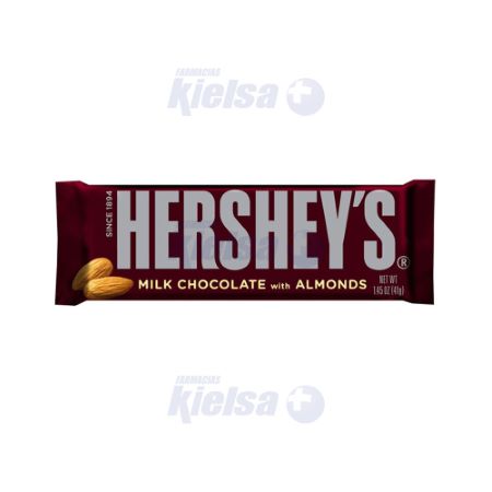HERSHEYS MILK CHOCO ALMOND BAR X36
