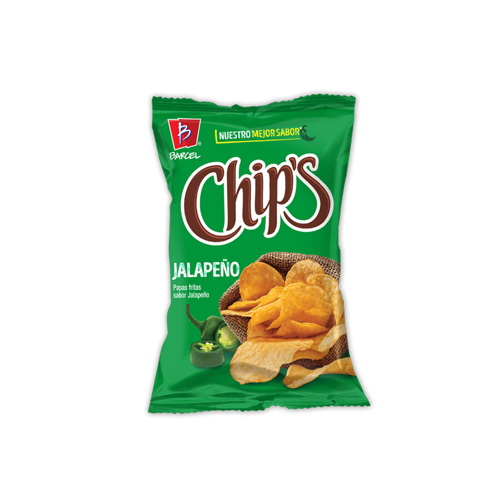 CHIPS SABOR JALAPEÑO 36GRS