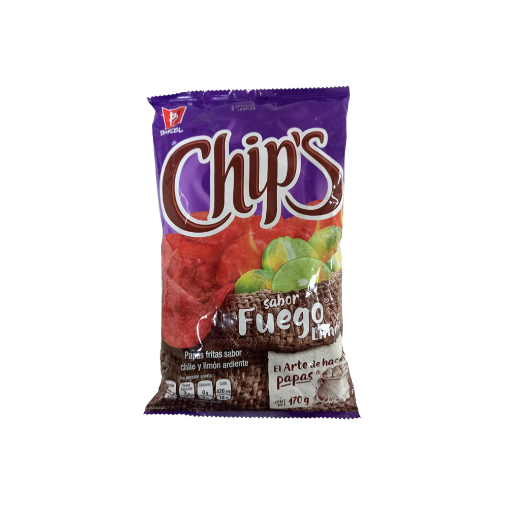 CHIPS FUEGO LIMON 36GRS