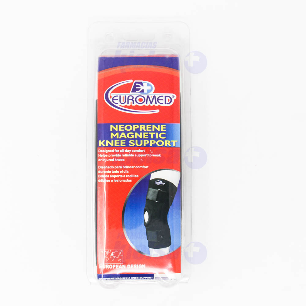 EUROMED RODILLERA NEGRA NEOPRENE GRANDE