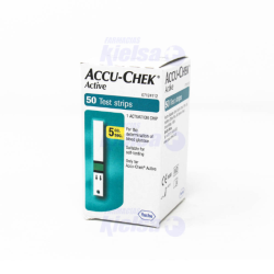 ACCU CHEK ACTIVE GLUCOSE TIRAS X50