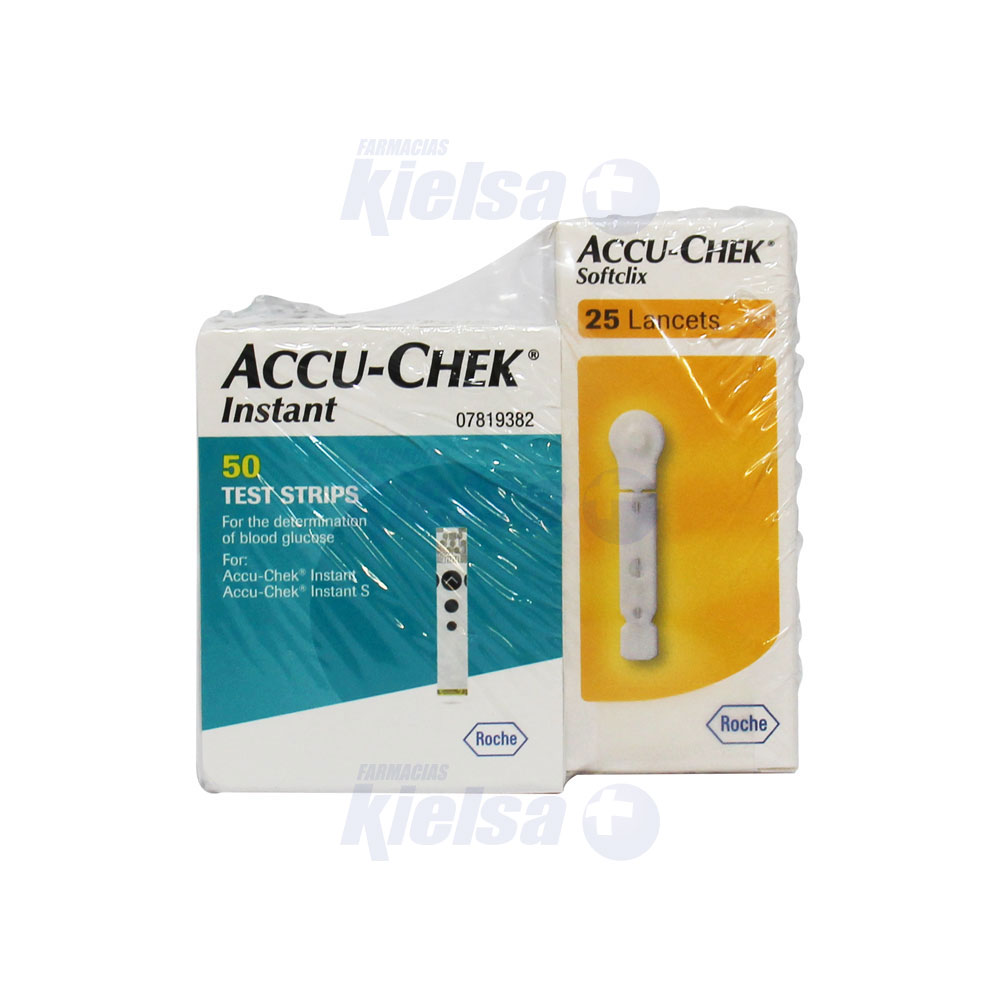 PROMO ACCU CHEK INSTANT X50 +SOFTCLIX LANCETS X25