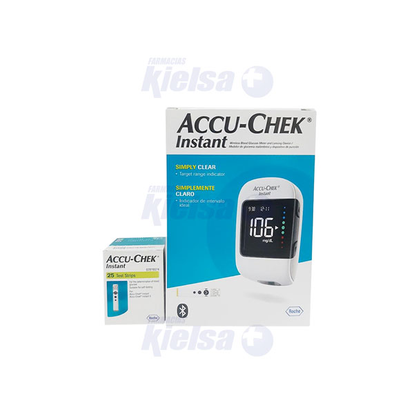 ACCU CHEK INSTANT LATAM+ACCU CHEK INSTANT TIRAS UNDX25