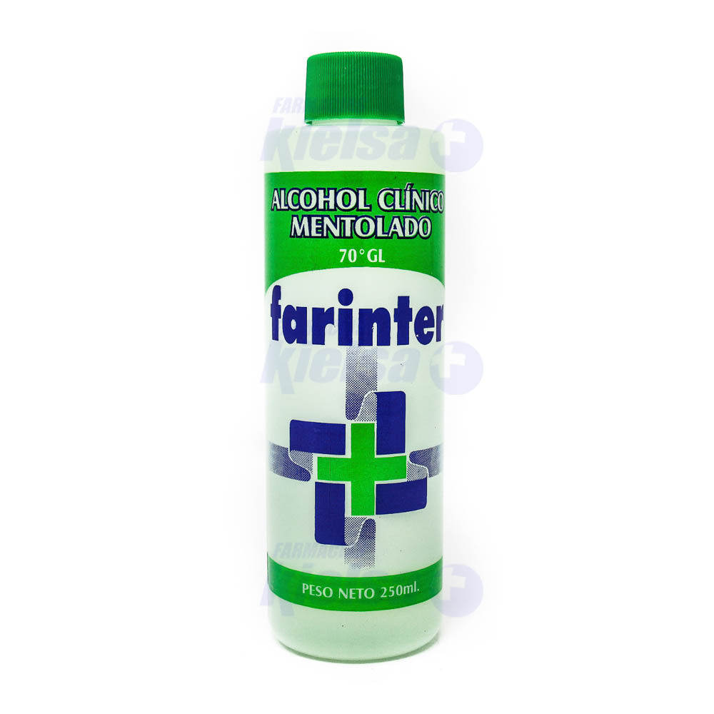 FARINTER ALCOHOL CLINICO MENTOLADO 250ML