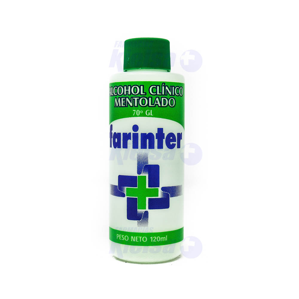 FARINTER ALCOHOL CLINICO MENTOLADO 120ML