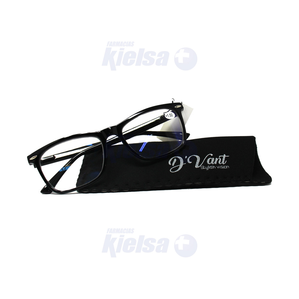 D VANT LENTES PG NEGRO +1.50