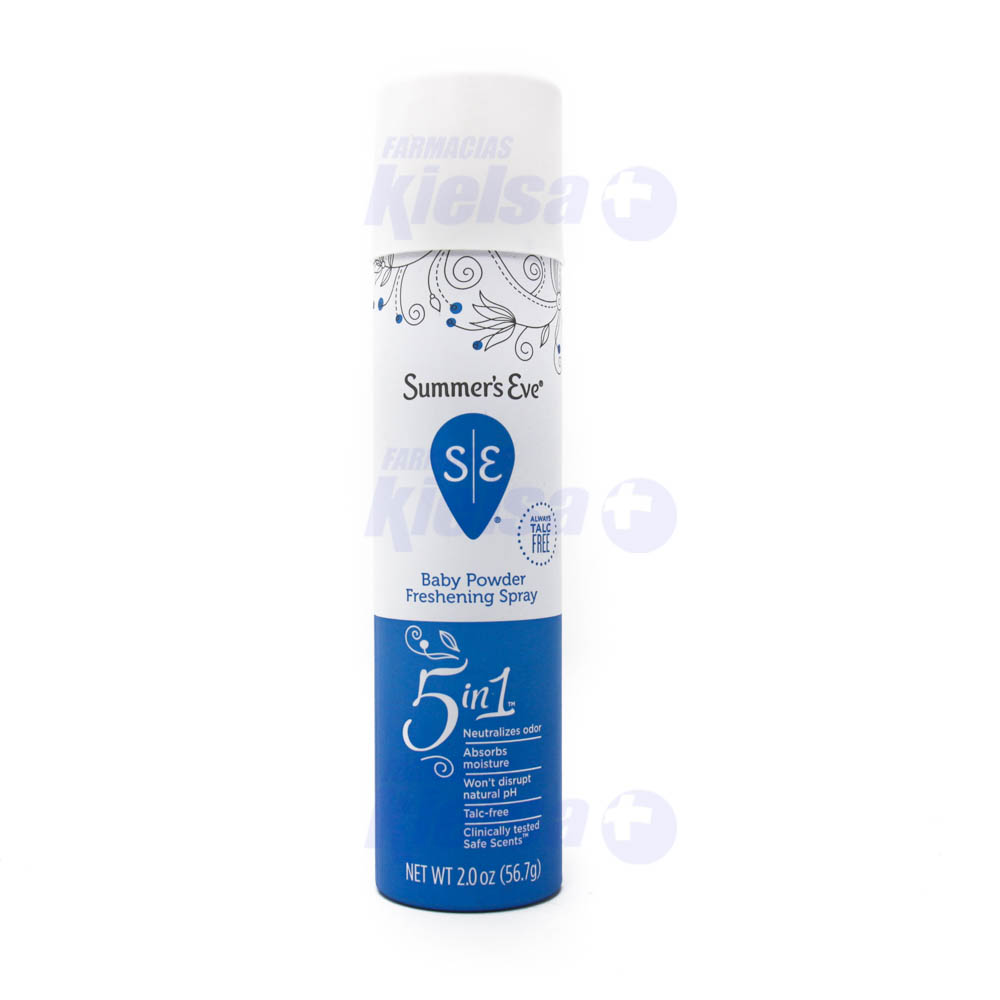 SUMMERS EVE SPRAY BABY POWDER 2 OZ