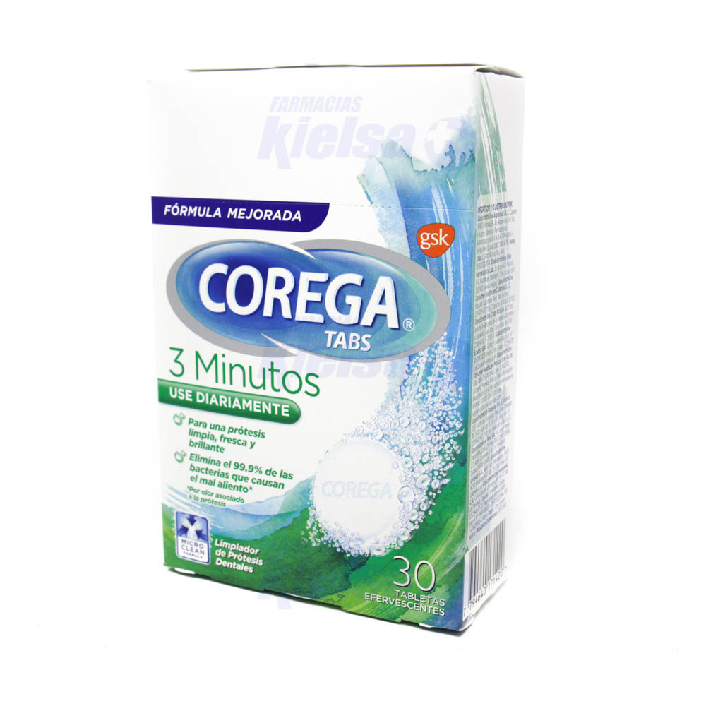 COREGA S 3MINUTOS TAB X30