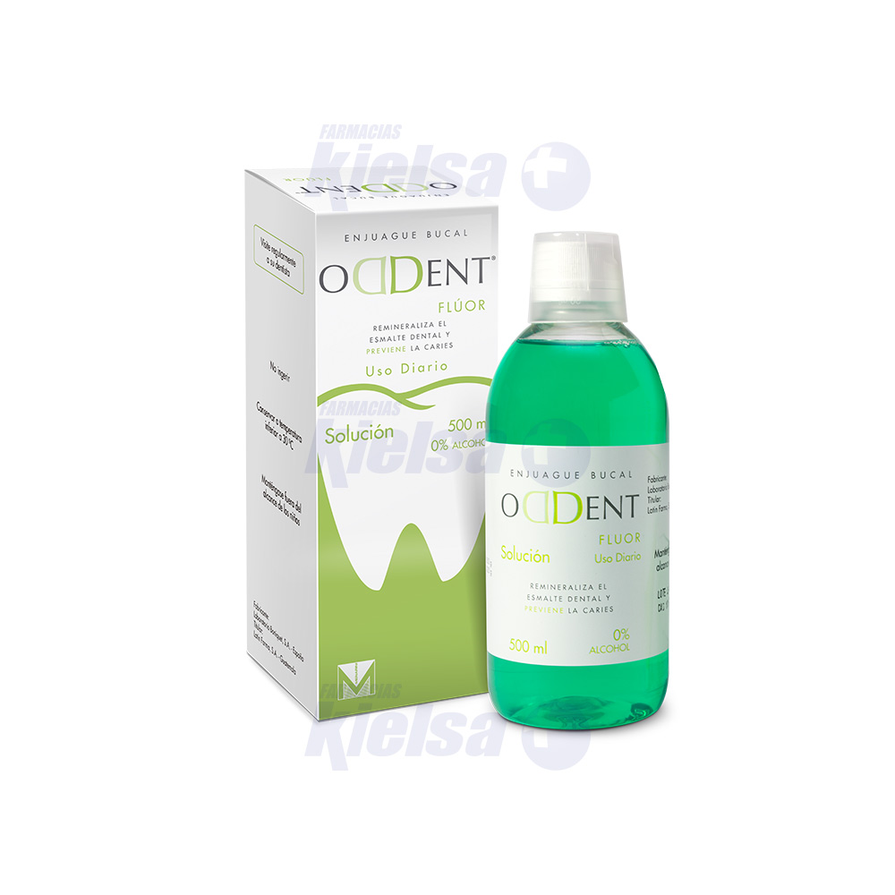 ODDENT ENJUAGUE BIFLUOR COLUTORIO 500ML