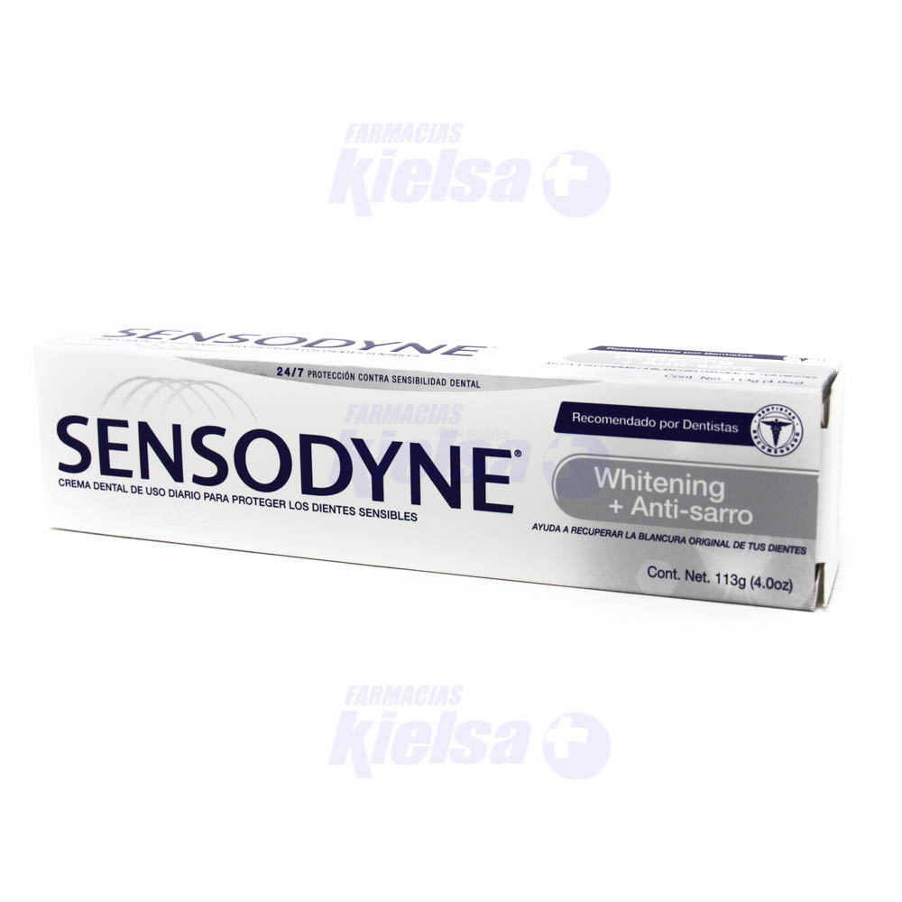 SENSODYNE CREMA DENTAL WHITENING ANTI SARRO 113GRS