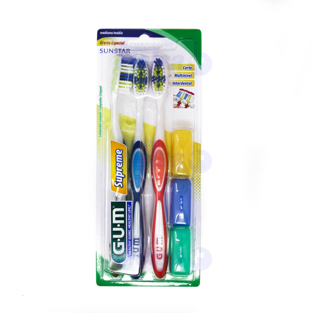 GUM CEPILLO DENTAL SUPREME TRIPLE