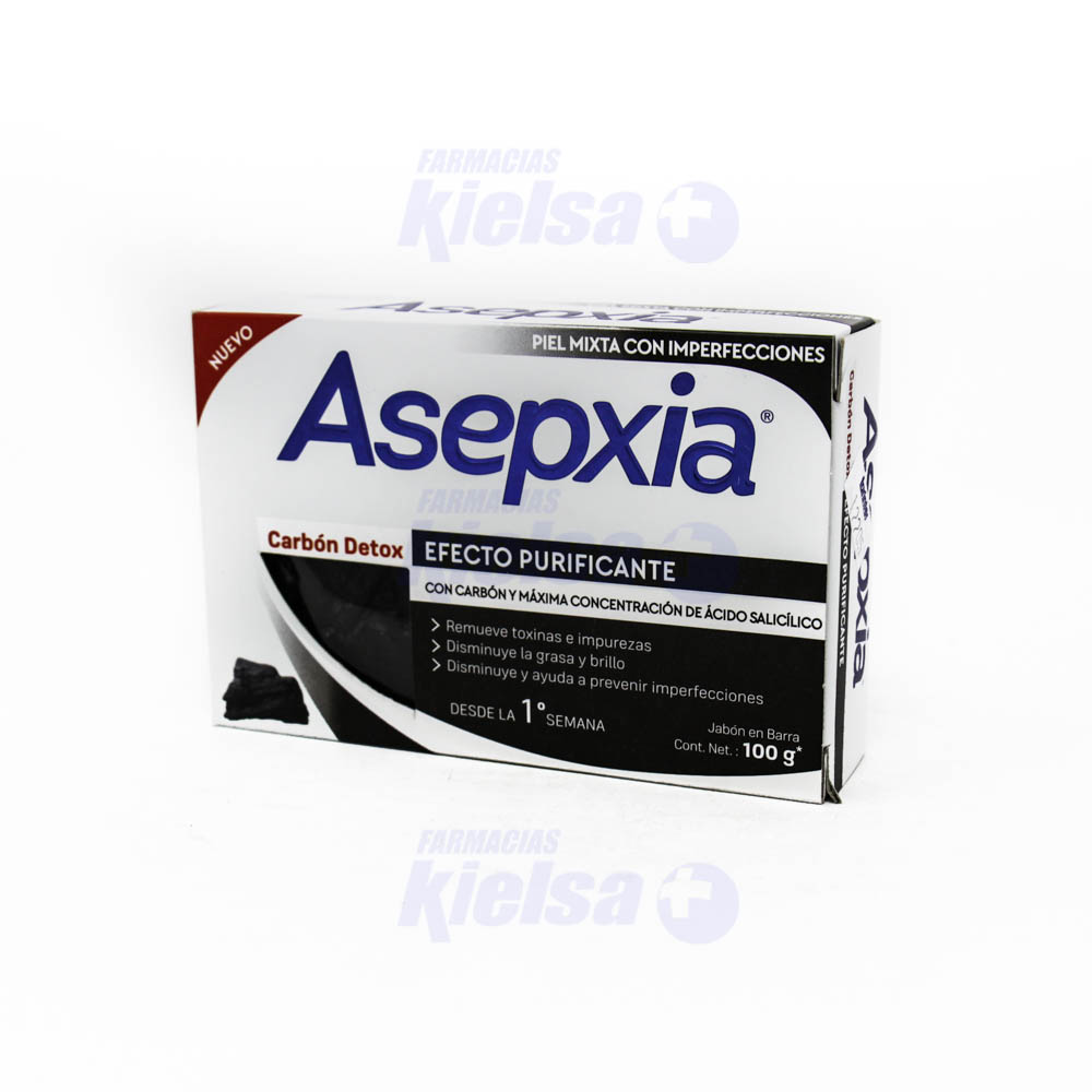 ASEPXIA JABÓN CARBÓN 100GRS