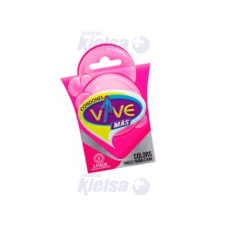 VIVE COLORS CHICLE CONDONES 3UND X8