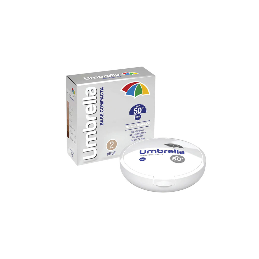 UMBRELLA COMPACTO BEIGE SPF 50+ 11GRS