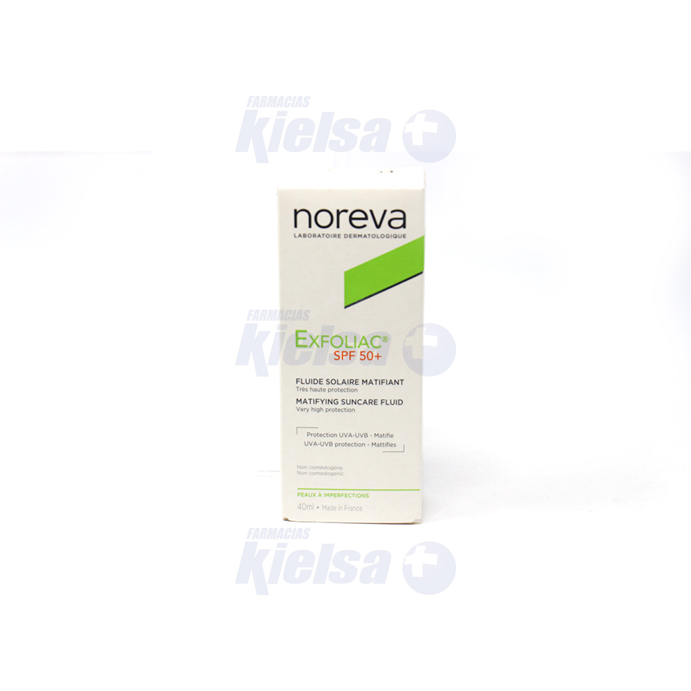 NOREVA EXFOLIAC FLUIDO MATIFICANTE SPF50+ 40ML