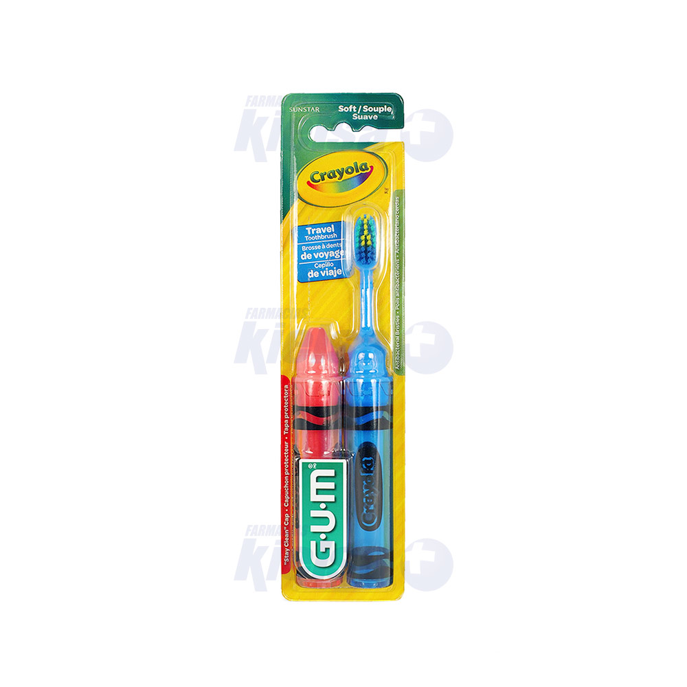 228 GUM CEPILLO DE VIAJE CRAYOLA UND X2
