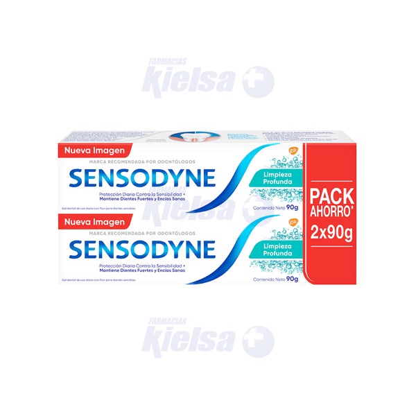 SENSODYNE DEEP CLEAN 90GRS 2PACK