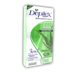 DEPILEX ALOE VERA BANDAS DEPILATORIAS