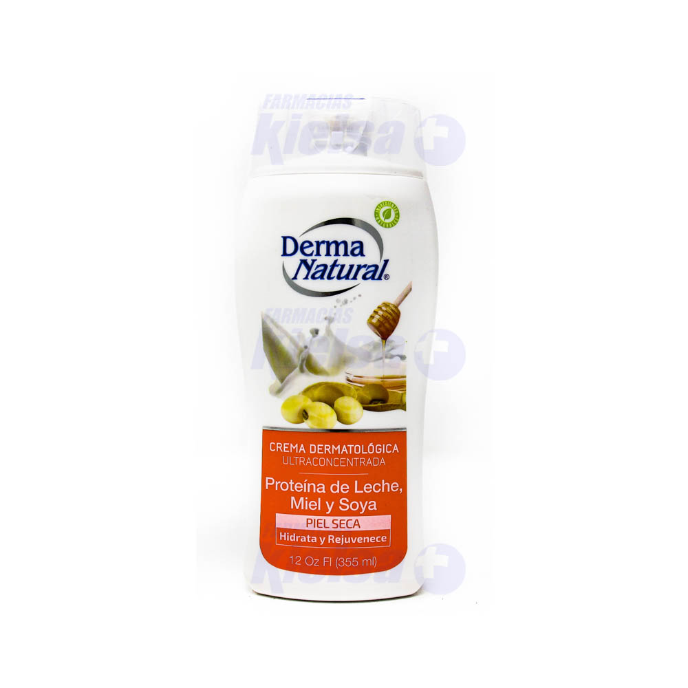 DERMANATURAL CREMA PROT DE LECHE/MIEL/SOYA 355ML