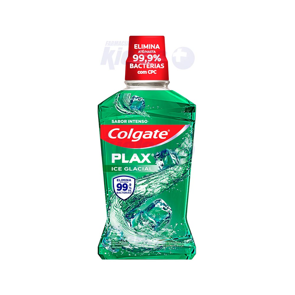 COLGATE ENJUAGUE PLAX ICE GLACIAL 250ML