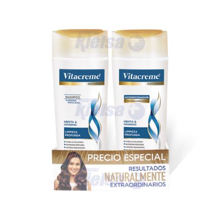 VITACREME SHAMPOO+ACONDICIONADOR LIMP PROF 2PACK 400ML